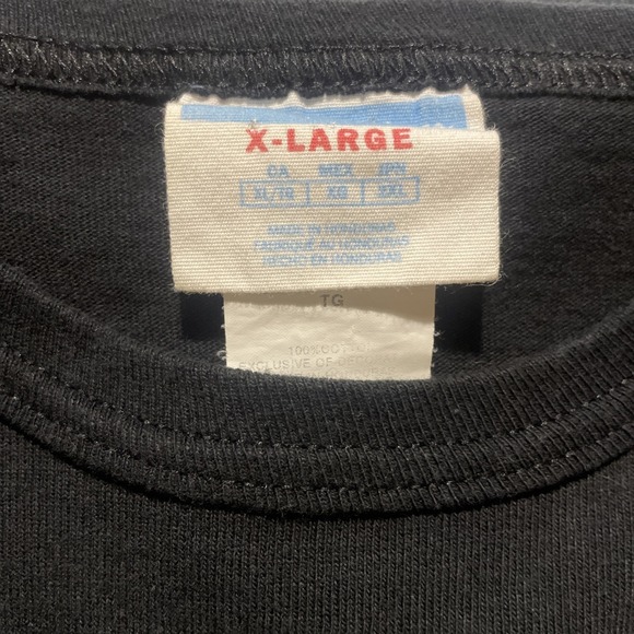 Champion T Shirt Men's XL Black Heavy Weight‎ Short Sleeve Logo - Picture 6 of 6
